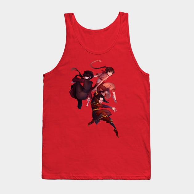 fire nation girls Tank Top by fiireblanket